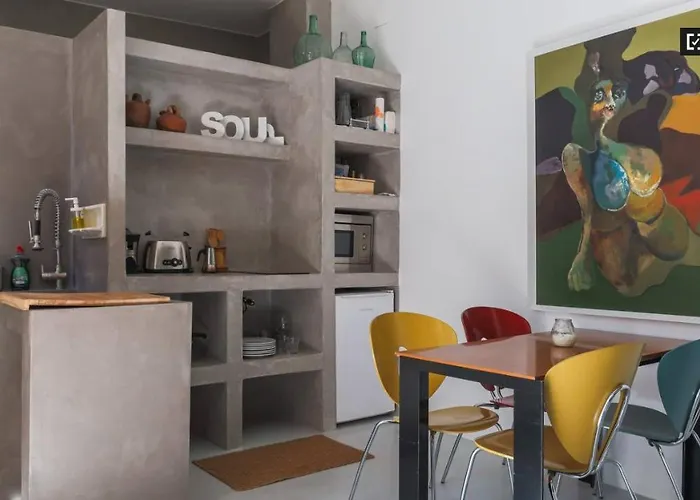 Apartamento Casita Artista En Edificio Barrio Ruzafa